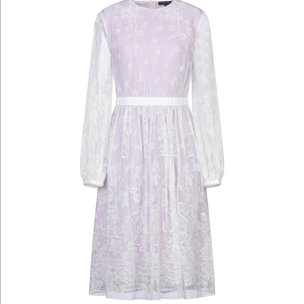 Burberry Lace Overlay dress